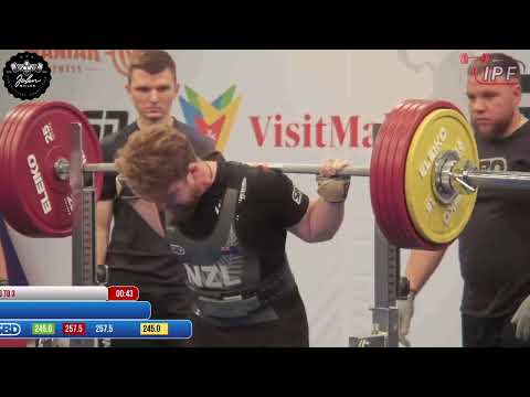 Thomas Delamore - 29th Place 695kg Total - 93kg Class 2024 World Classic Championship