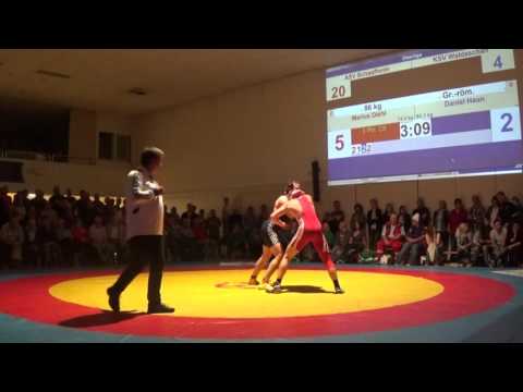86 kg gr.: Marius Diehl - Daniel Haun 2:0 PS 5:2 (ASV Schaafheim - KSV Waldaschaff 32:4)