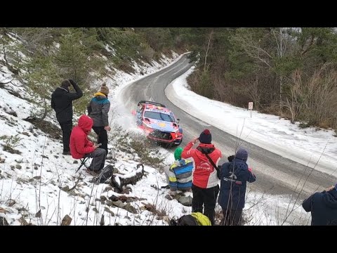 Rallye Monte Carlo 2020 best of crash show ice