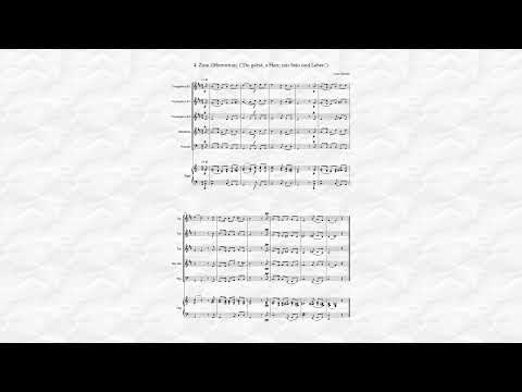 Schubert: Deutsche Messe 4. Zum Offertorium, Arrangement für Blechbläser (Partitur) | Kilian Reiss