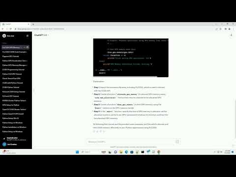 Python Cuda Memory Free