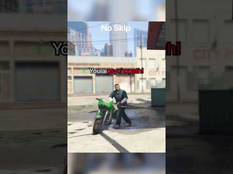 The Funniest Dialogue Skip In GTA 5 Speedrunning #gta5 #gtav #gtaonline