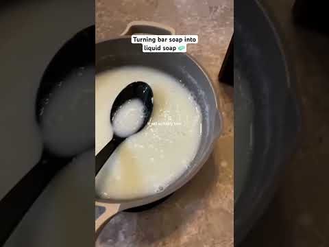 Turning Bar Soap into Liquid Soap 🧼