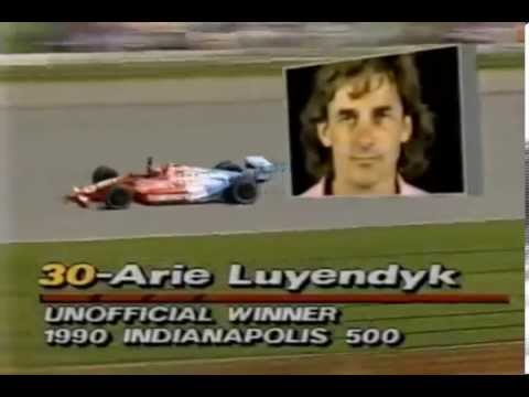 Arie Luyendijk wint de Indy 500 1990