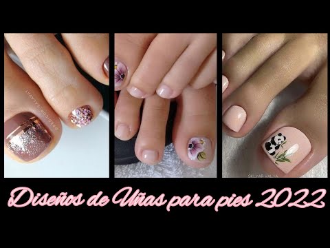 DISEÑOS DE UÑAS PARA PIES 2022 BONITOS Y FÁCIL💗 #uñas2022 #trendsnails #desingnails #UÑASPIES