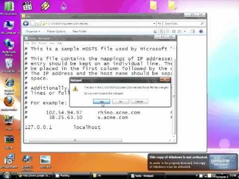 Kako Blokirati WEB adresu? RADI MATERE MI xD!!!!