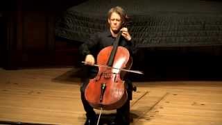 Video of Cellist Alban Gerhardt's Wigmore Hall BBC solo concert Bach No.4 and Kodály Solosonata