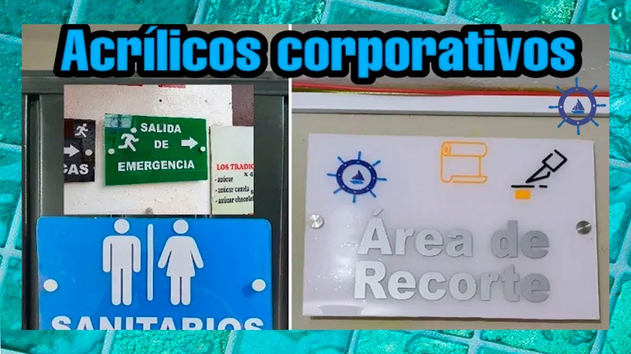 CÓMO hacer LETREROS en ACRÍLICO sencillo