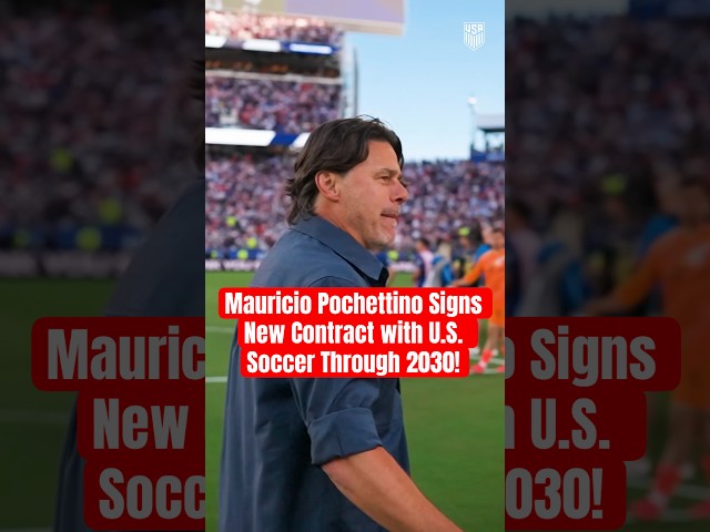 Mauricio Pochettino is BACK as the USMNT Head Coach! 📝