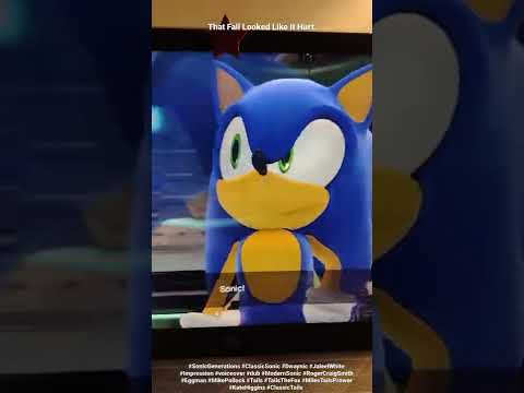 That Fall Looked Like It Hurt. #sonicthehedgehog #sonicgenerations #classicsonic #impression #sonic