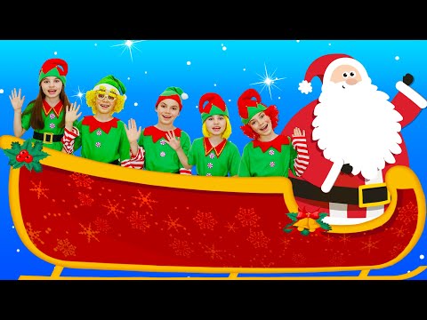 Five Little Elves | Christmas Song For Kids | Nick and Poli Songs