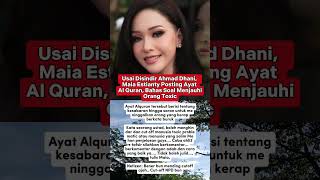 Download lagu Maia Estianty posting ayat Alquran usai disindir Ahmad Dhani #shorts #beritaviral #fypシ mp3 Download lagu Maia Estianty posting ayat Alquran usai disindir Ahmad Dhani #shorts #beritaviral #fypシ mp3