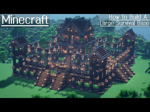 Minecraft | How To Build a Large Survival Base