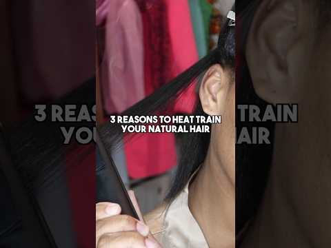THIS is why I HEAT TRAIN my NATURAL HAIR!