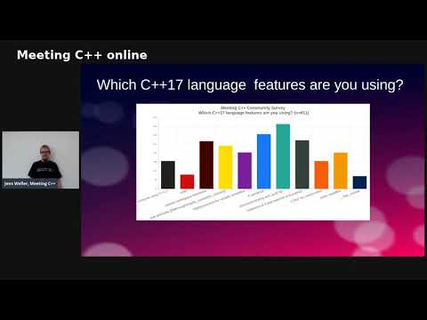 CppCon 2020 lightning talk - C++ community surveys