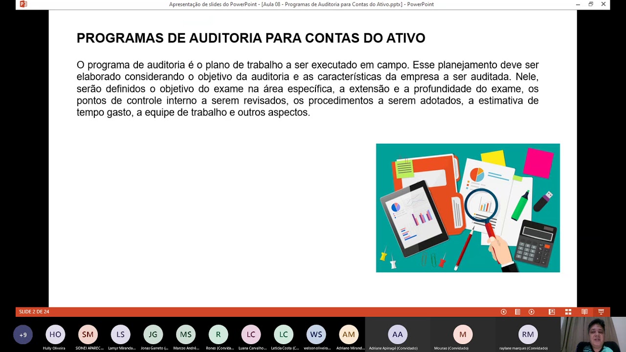 Auditoria 04/11 - Programa de Auditoria para Contas do Ativo
