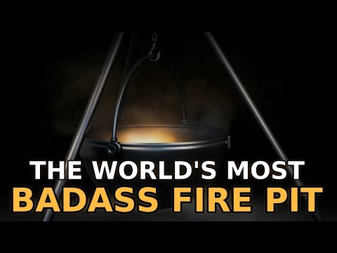 World's Most BADA$$ Fire Pit: The Cowboy Cauldron