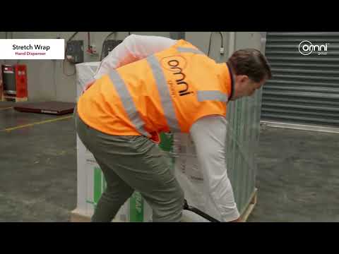 Slide 2 - Carbon Fibre Lightweight Hand Stretch Wrap Dispenser (500mm wide) (video)
