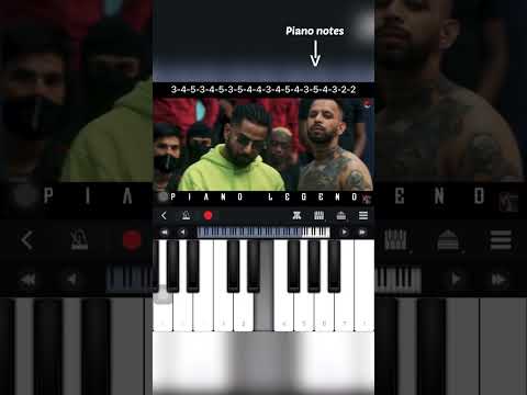 12 Bande - Varinder Brar | New Punjabi Song 2021 | #varinderbrar #12bande  | 12 bande song on piano