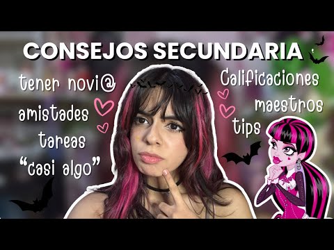 TIPS para la SECUNDARIA 🏫🩷 amistades, casi algo, tareas, maestros, etc 🩷