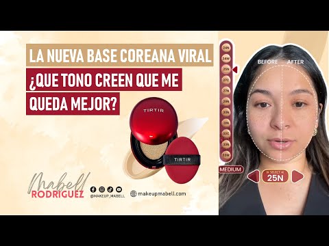 🥴 La nueva base Coreana Viral 😮‍💨. ¿Que tono creen que me queda mejor? 🤔. . . .