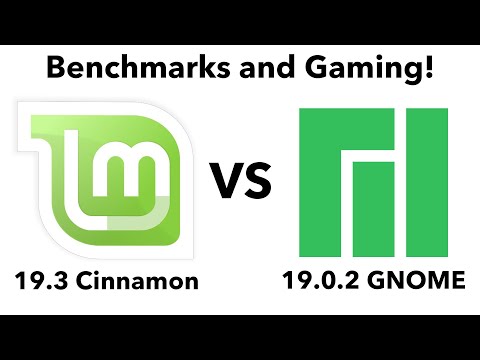Linux Mint 19.3 Cinnamon vs Manjaro 19.0.2 GNOME - Benchmarks and Gaming!