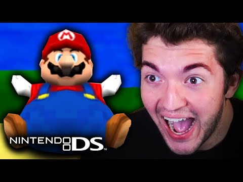 Pro SM64 speedrunner tries DS version for the first time