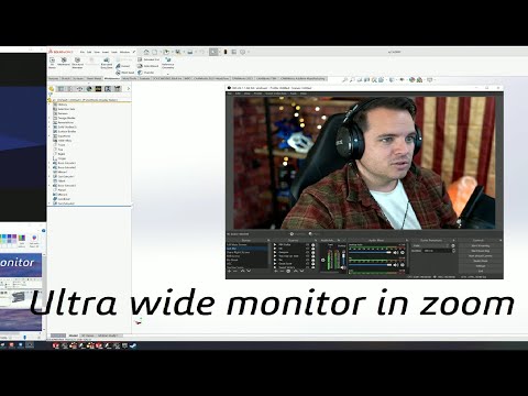 How to use a 40 inch Ultra wide monitor in Zoom and Teams - no banding - Dell u4021qw