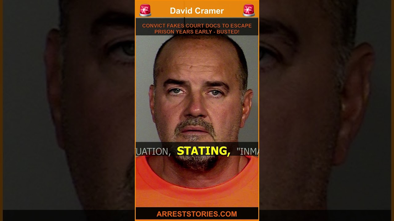 CONVICT FAKES COURT DOCS TO ESCAPE PRISON YEARS EARLY - BUSTED!