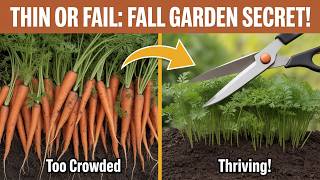 STOP Making These 3 Fall Crop Thinning Mistakes That RUIN Your Harvest