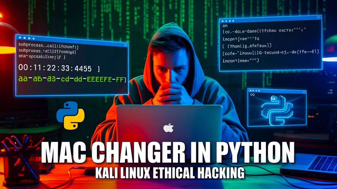 Basic MAC Address Changer in Python | Ethical Hacking with Kali Linux - 19