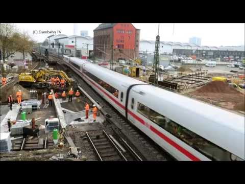 ICE bei der Durchfahrt einer autmatischen Rottenwarnanlage - Eisenbahn TV