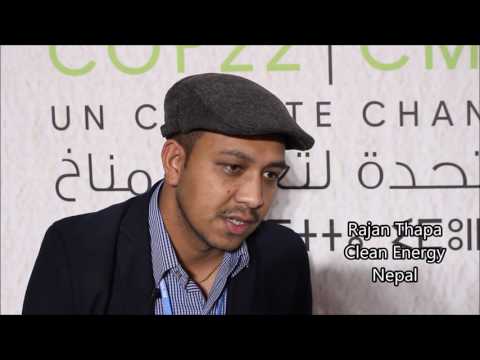 Clean Energy in Nepal  short interview with Rajan Thapa