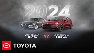 Toyota 2024 Toyota Corolla vs 2024 Nissan Sentra