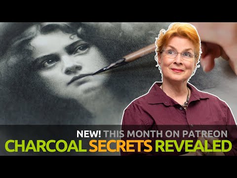 Unlock the Secrets of Charcoal Portraits! | This Month on Patreon