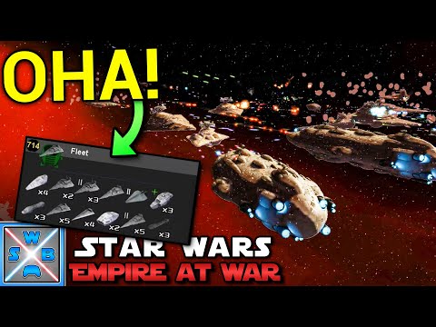 Diese riesige IMPERIALE FLOTTE! - STAR WARS EMPIRE AT WAR THRAWNS REVENGE 38