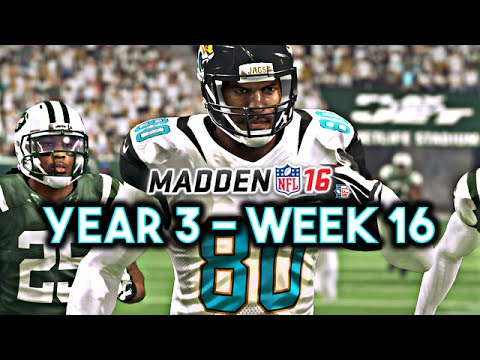 Madden 16 Jaguars Connected Franchise Year 3 - Week 16 @ Jets - Ep.58
