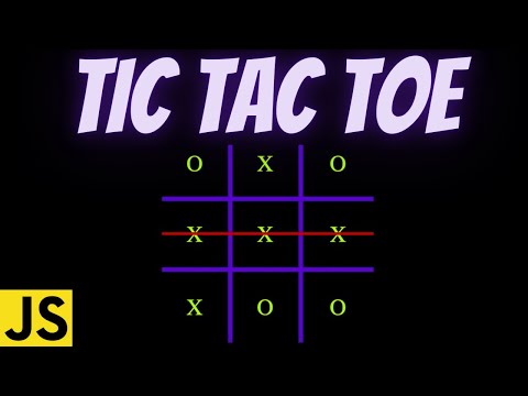 How to Build Tic Tac Toe with JavaScript, HTML and CSS - Tutorial