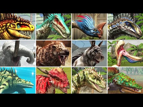 ALL VIP DINOSAURS - Jurassic World The Game