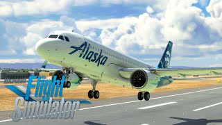 A32NX Alaska Airlines(8K)[N365VA] video