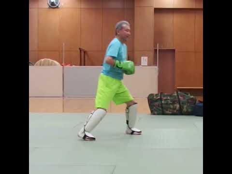 蹴りの崩し、飛び回し蹴り🥊 #格闘技 #空手