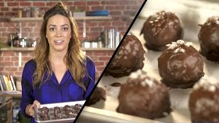Dark Chocolate Coconut Bites w/ Sea Salt l Megan Mitchell by Tastemade