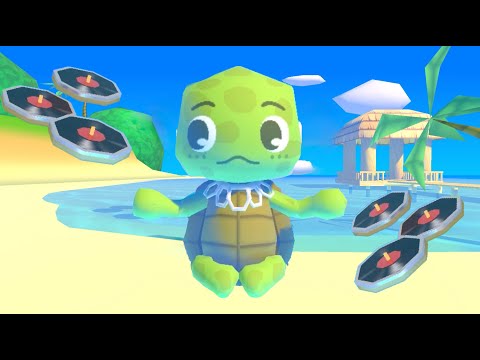 low poly beach - [Atmospheric Drum and Bass Mix]