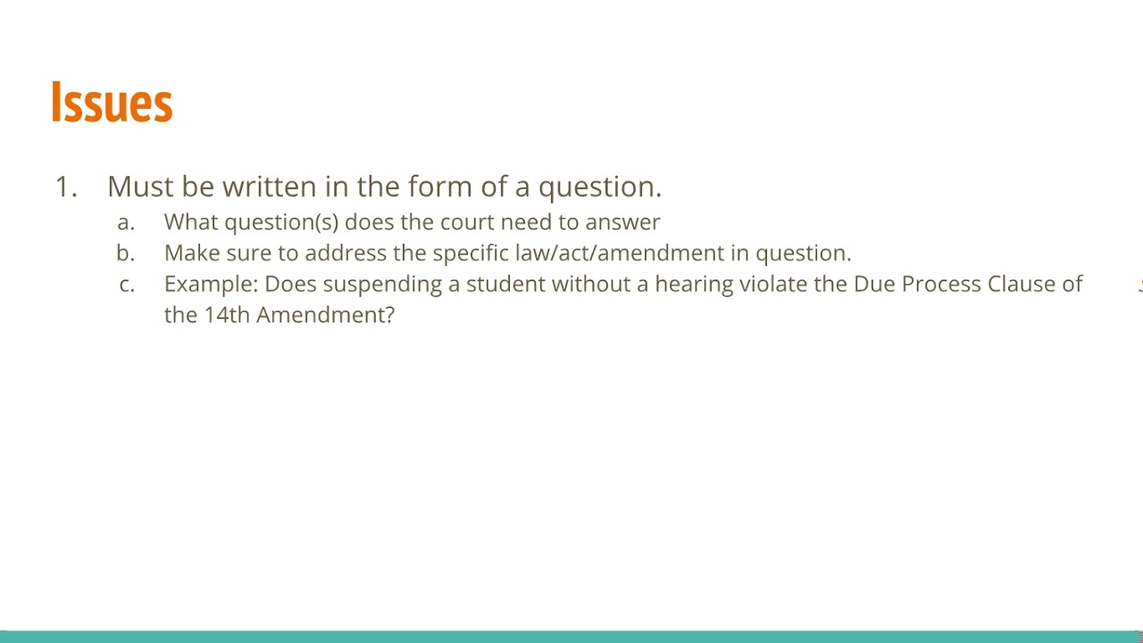 How do you write a court case?