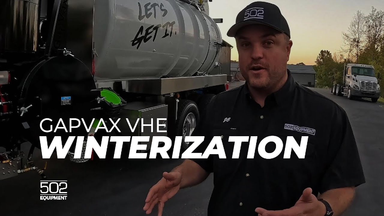 Winterizing your vac truck feat. the GapVax VHE or HV Hydro Excavator