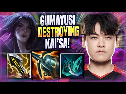 GUMAYUSI DESTROYING WITH KAI'SA! - T1 Gumayusi Plays Kai'sa ADC vs Zeri! | Season 2022