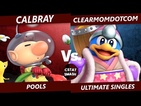 NO CAPS 9/6/19 - Calbray (Olimar, Little Mac) vs Clearmomdotcom (King DDD) Smash Ultimate Pools
