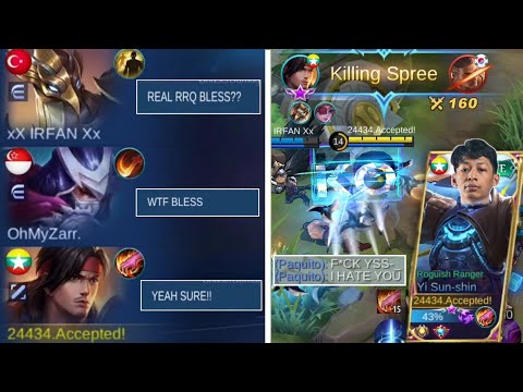 I CHANGED MY NAME BECOMES 24434.Accepted! TOP GLOBAL YI SUN SHIN RRQ BLESS AND THIS HAPPANED | MLBB