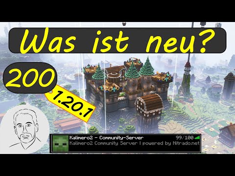 Was ist neu? #200 - 21:00 Uhr - So geht Minecraft mit Benjamin - Minecraft 1.20.1