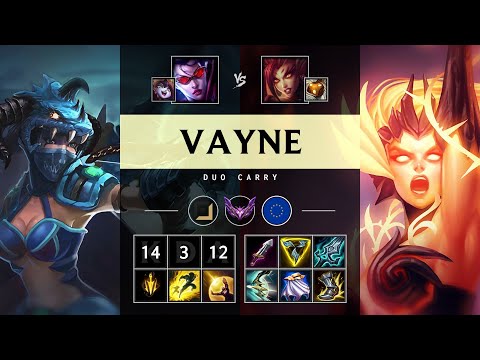 Vayne ADC vs Zyra: Godlike - EUW Master Patch 14.24